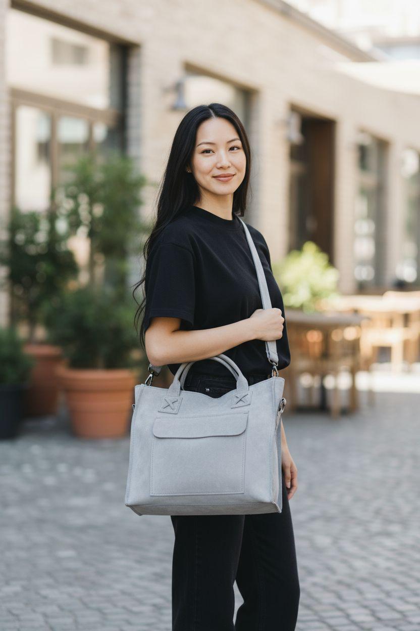 Genuine leather women's bag