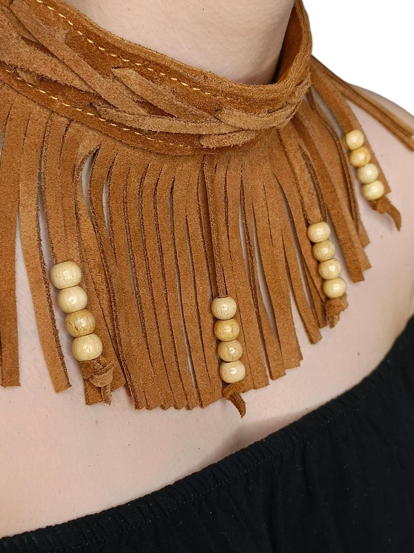 Genuine leather necklace accessories
