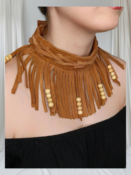 Genuine leather necklace accessories