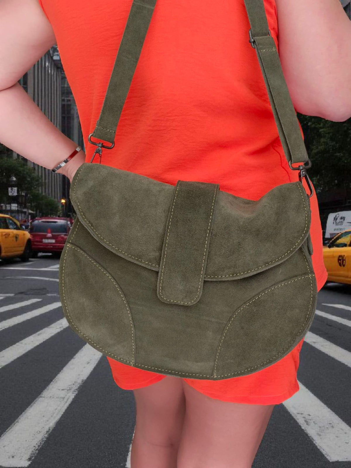Women's genuine leather bag, product name Tiye - görsel 4