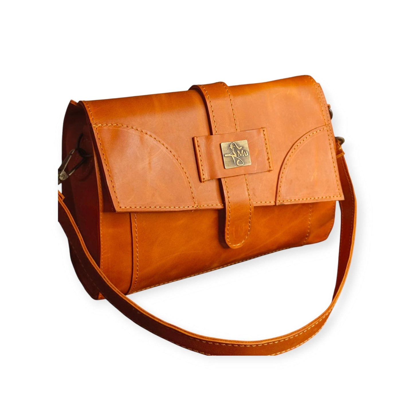 Genuine leather women's bag.crazy leather