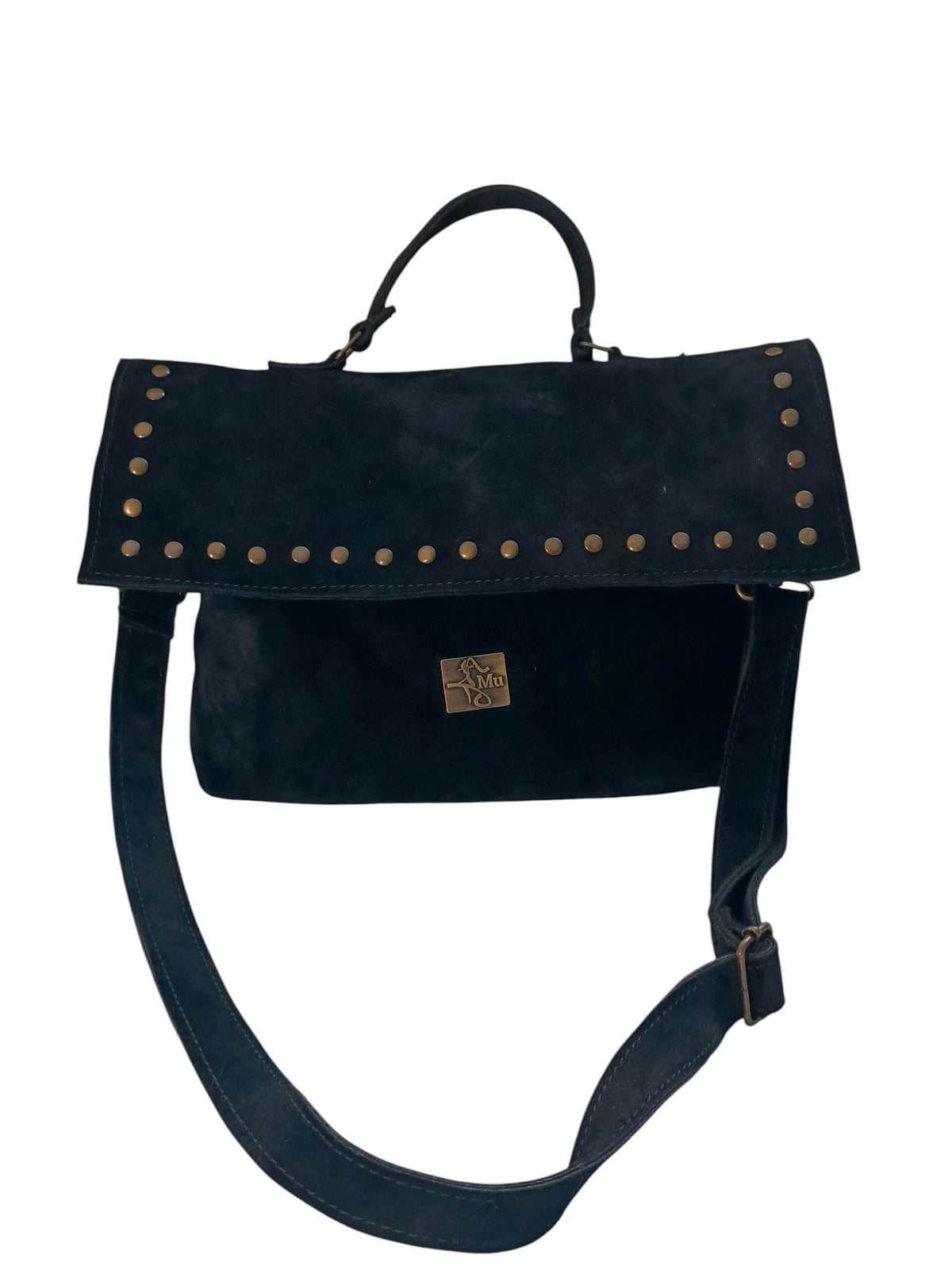 women's genuine suede leather shoulder bag - görsel 2