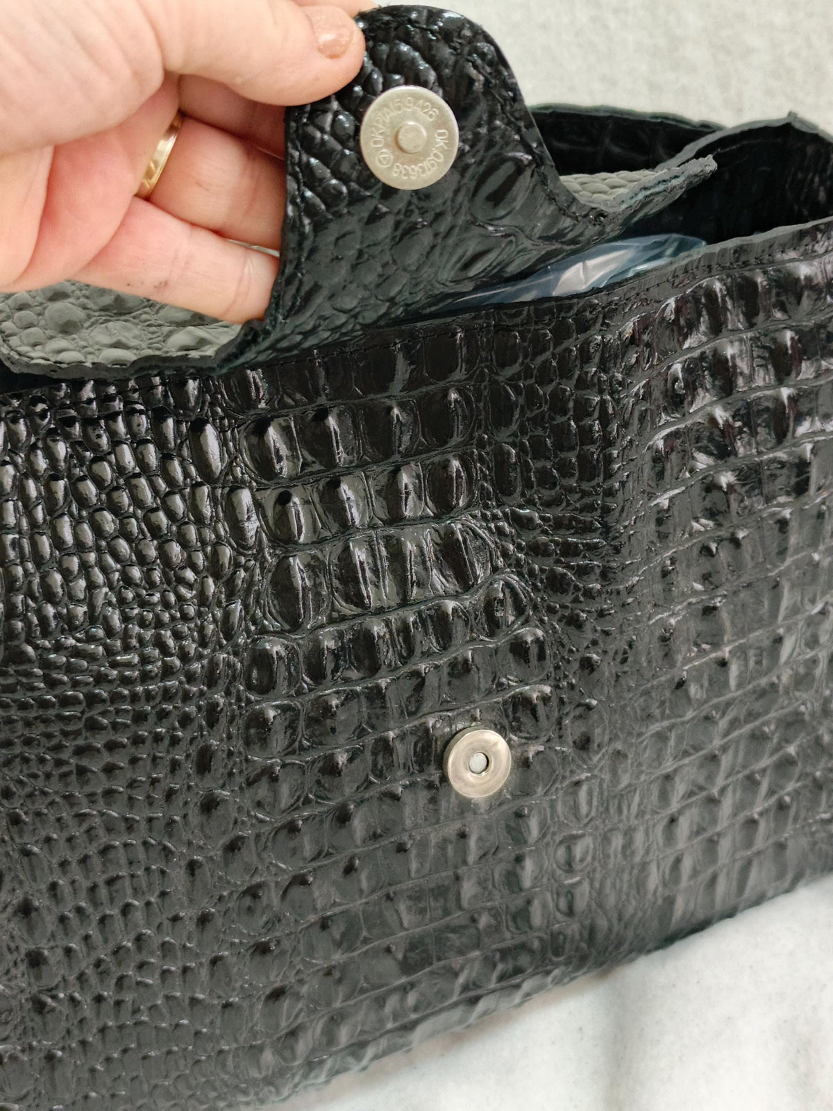Women's leather shoulder bag - görsel 4