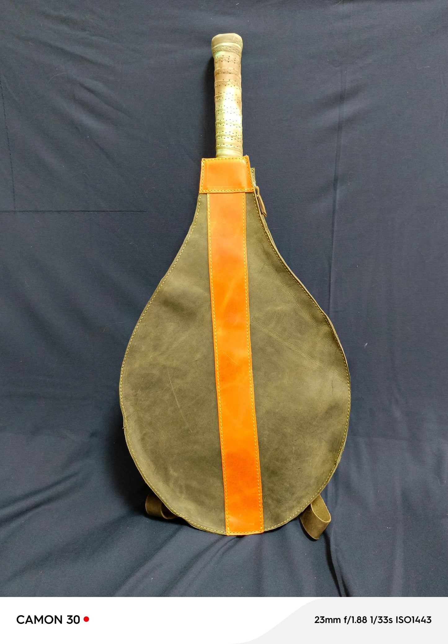 tennis racket bag, genuine leather