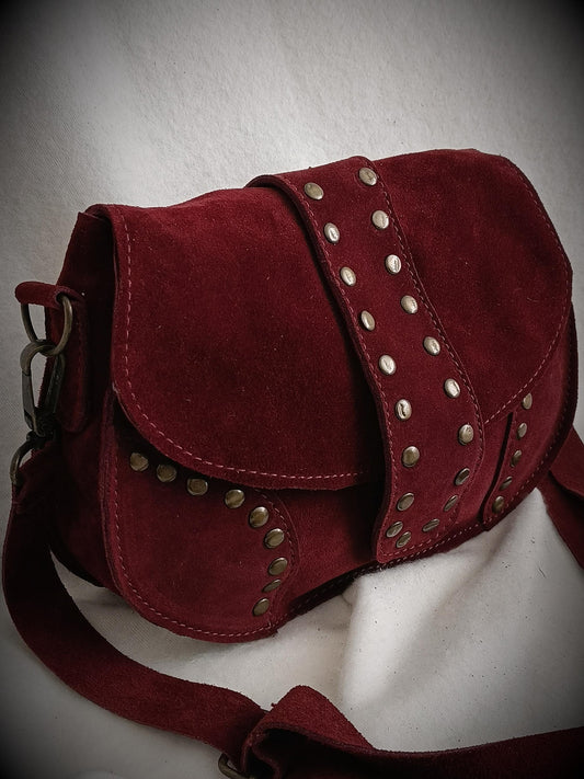 women suede handbag,shoulder bag,genuine leather