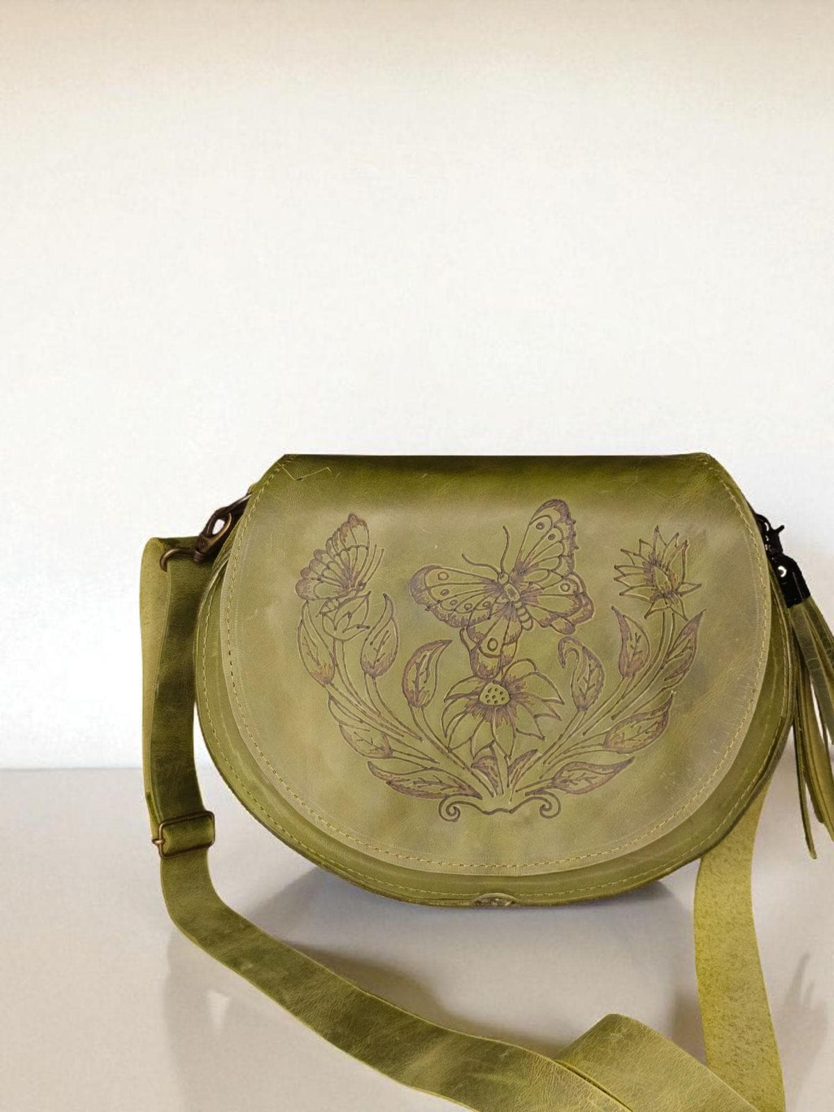 Women's genuine leather shoulder bag