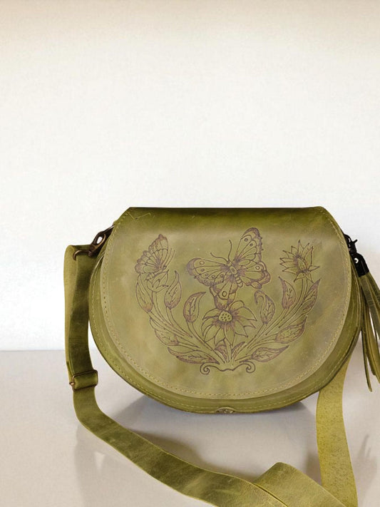 Women's genuine leather shoulder bag