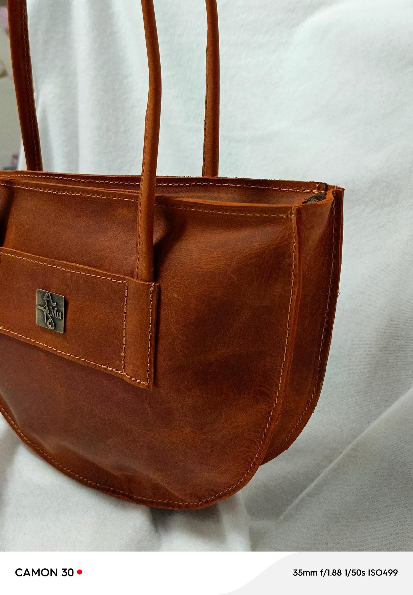Women's shoulder bag, genuine leather, crazy leather
