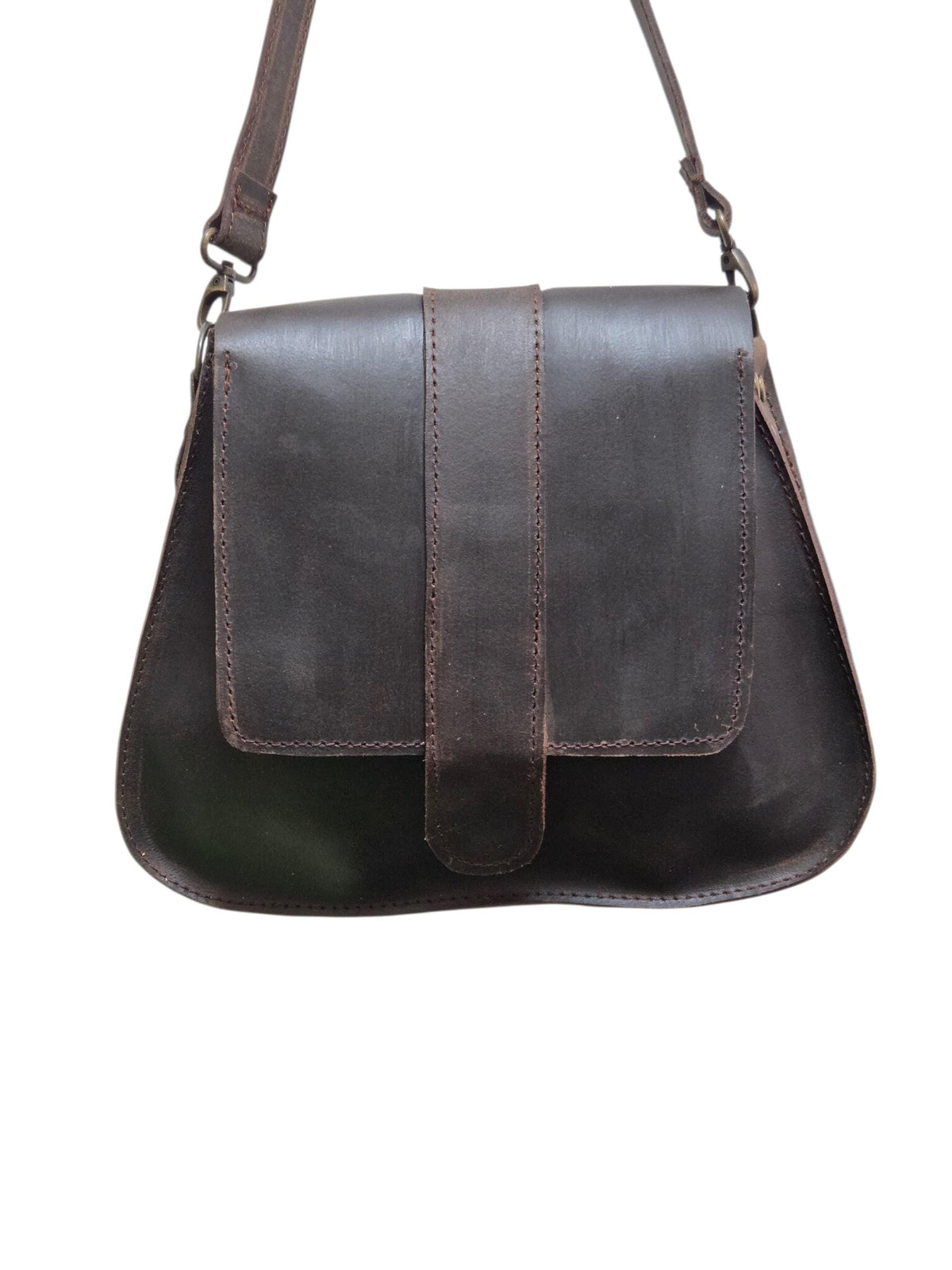 women's shoulder bag made of genuine leather - görsel 4