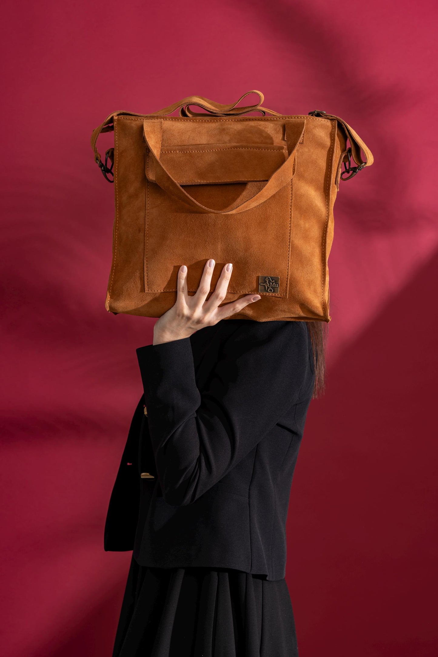 Women's shoulder bag, genuine leather, name: kiya