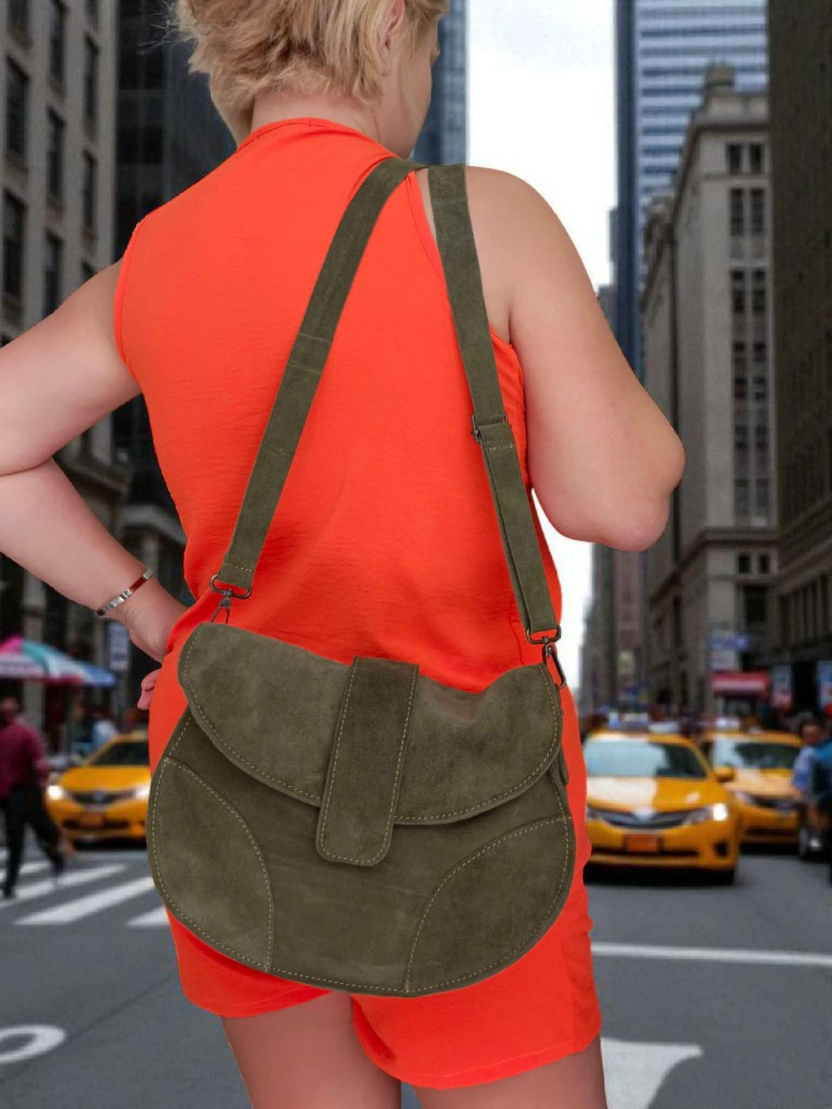Women's genuine leather bag, product name Tiye - görsel 3