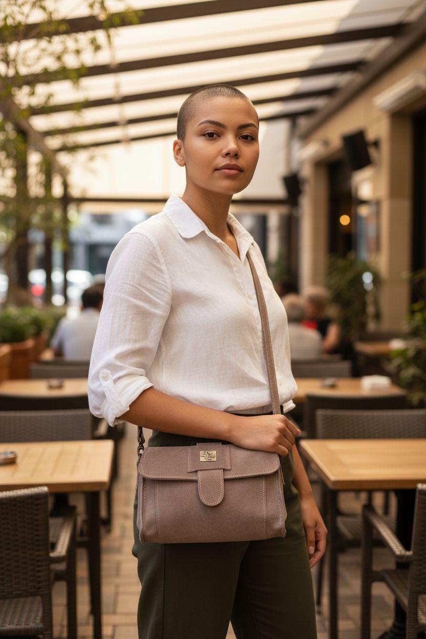 Genuine leather women's bag