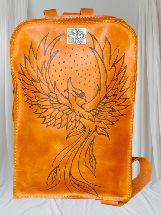 genuine leather backpack