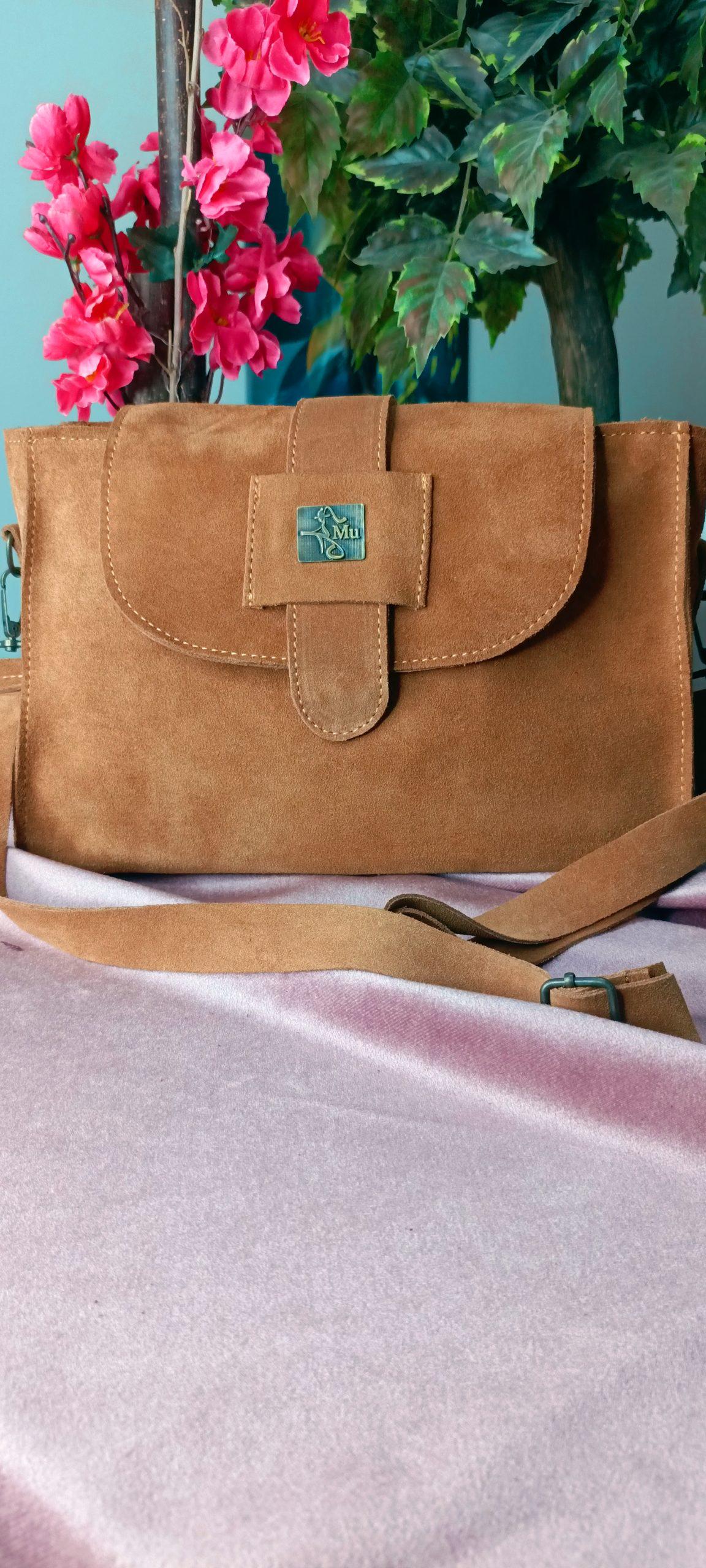 Woman Bag Taba Leather - görsel 4