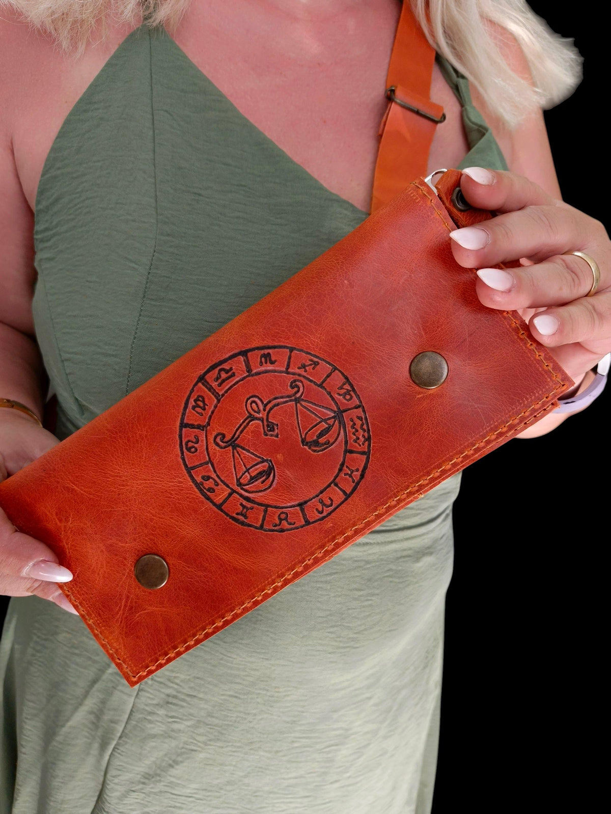 Women's crossbody wallet bag 100% leather