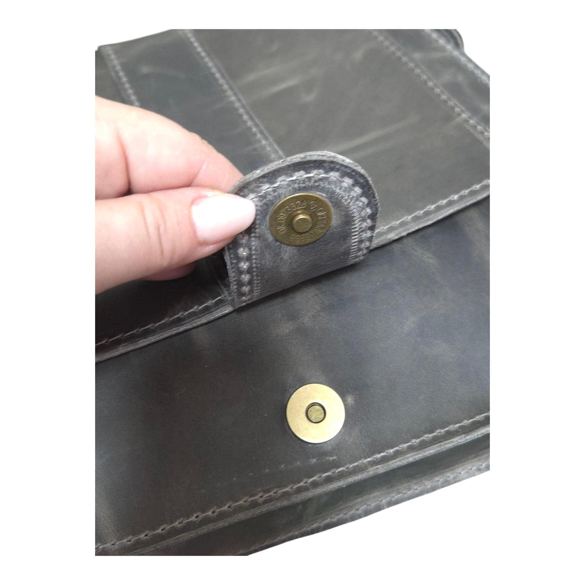women's shoulder bag made of genuine leather - görsel 6