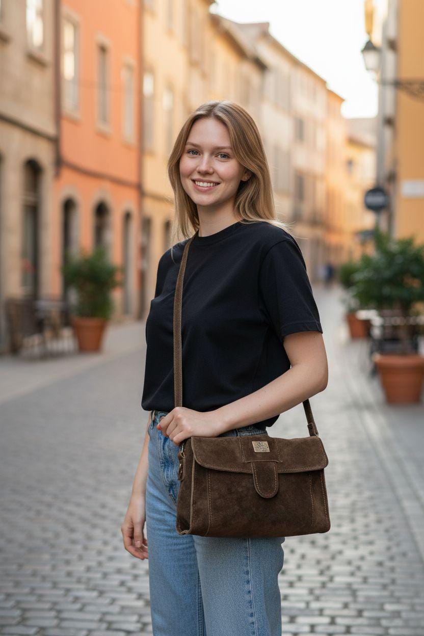 Women's bag, shoulder bag, genuine leather