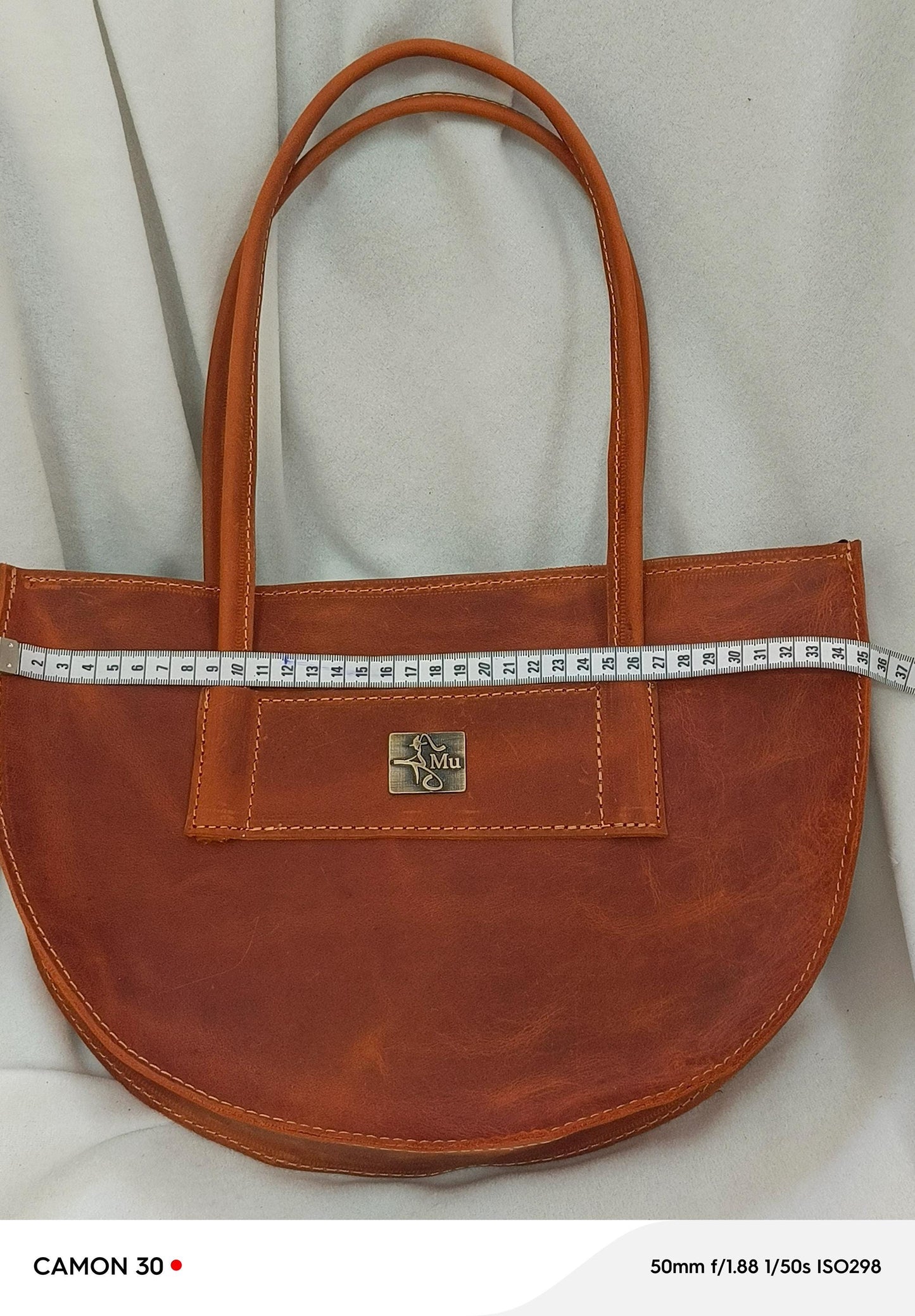 Women's shoulder bag, genuine leather, crazy leather