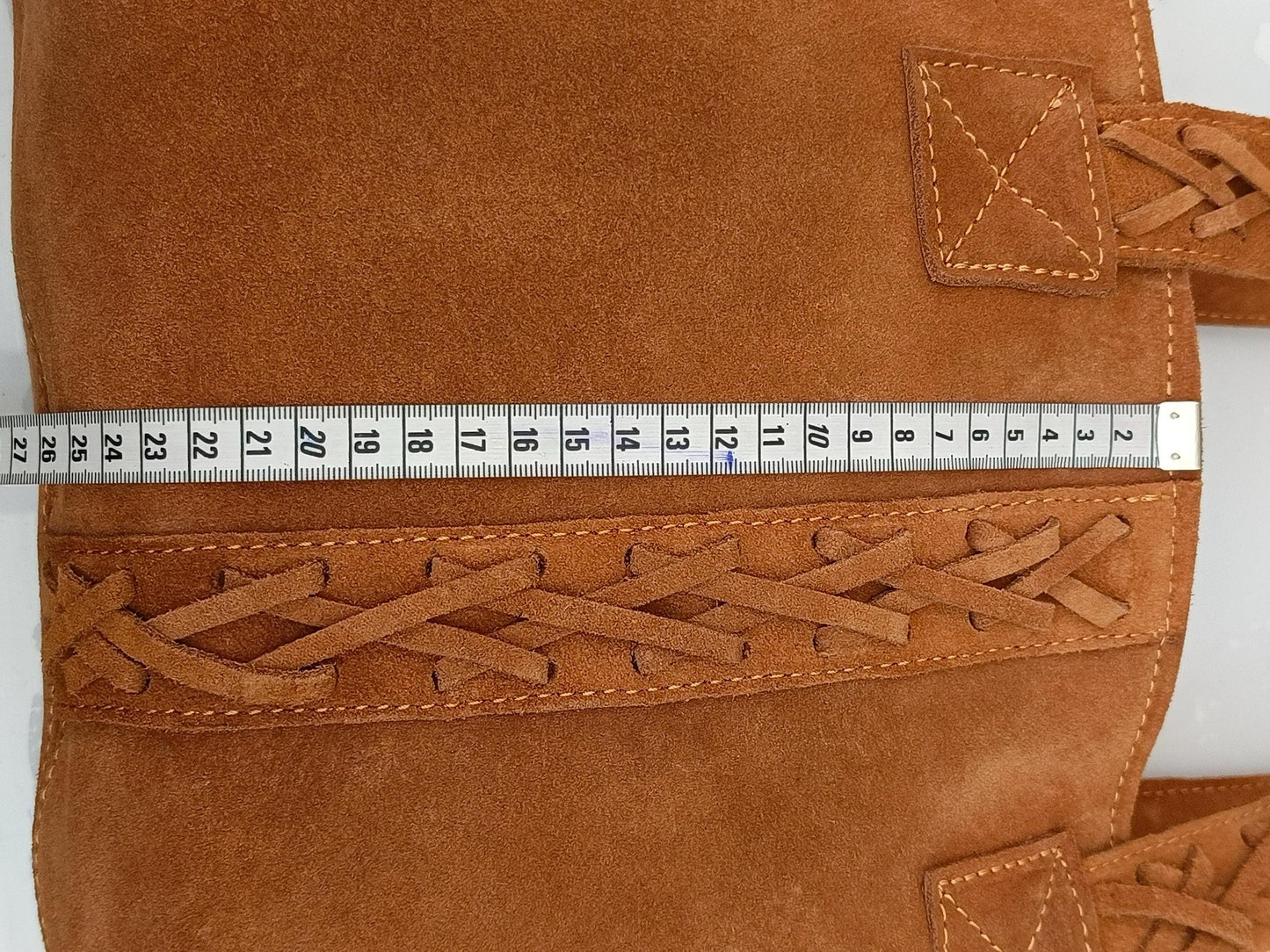 Handmade Suede Leather Tan Satchel Bag: Designer Shoulder Bag