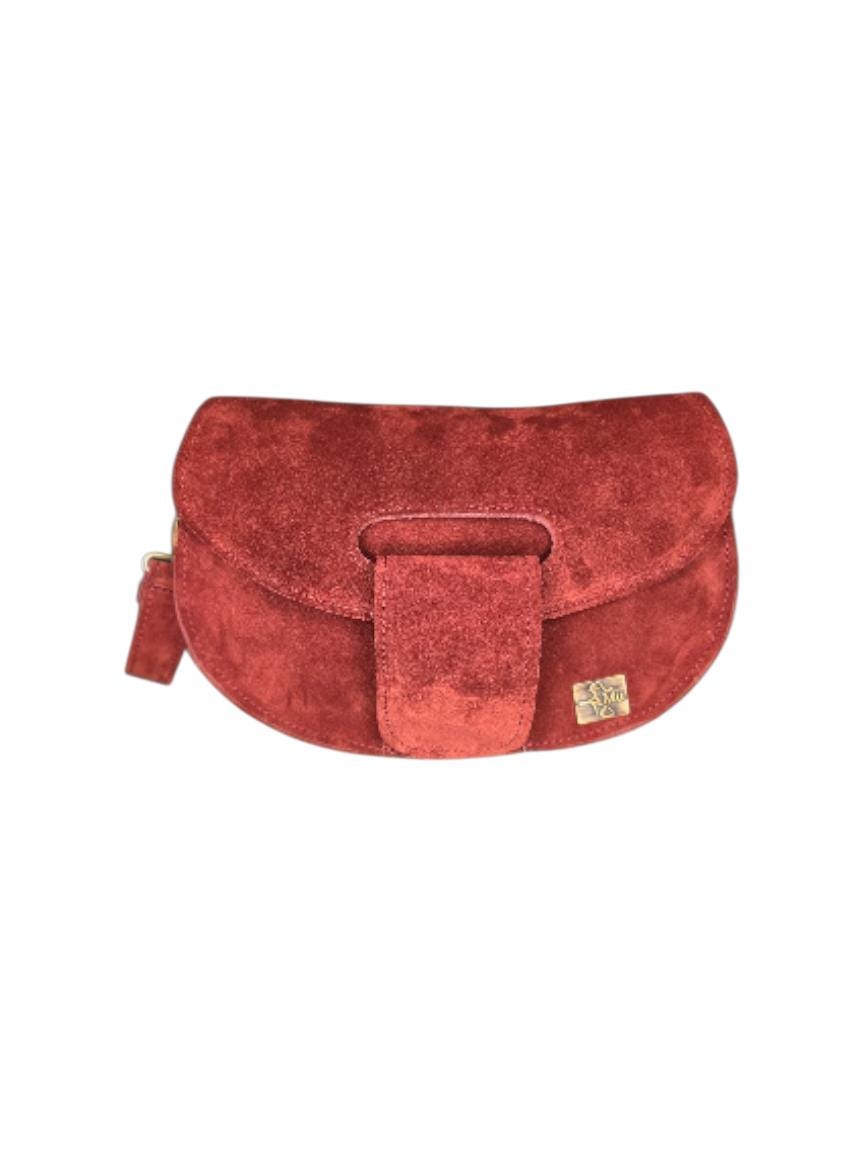 Genuine suede leather women's bag
