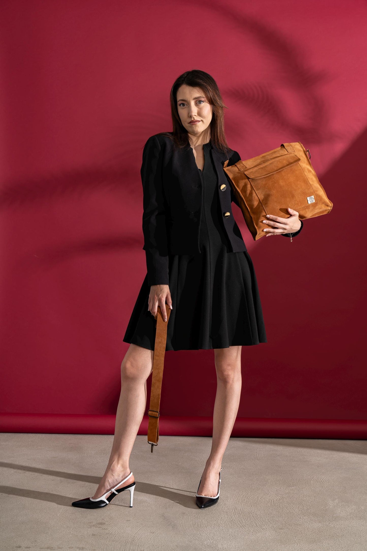 Women's shoulder bag, genuine leather, name: kiya
