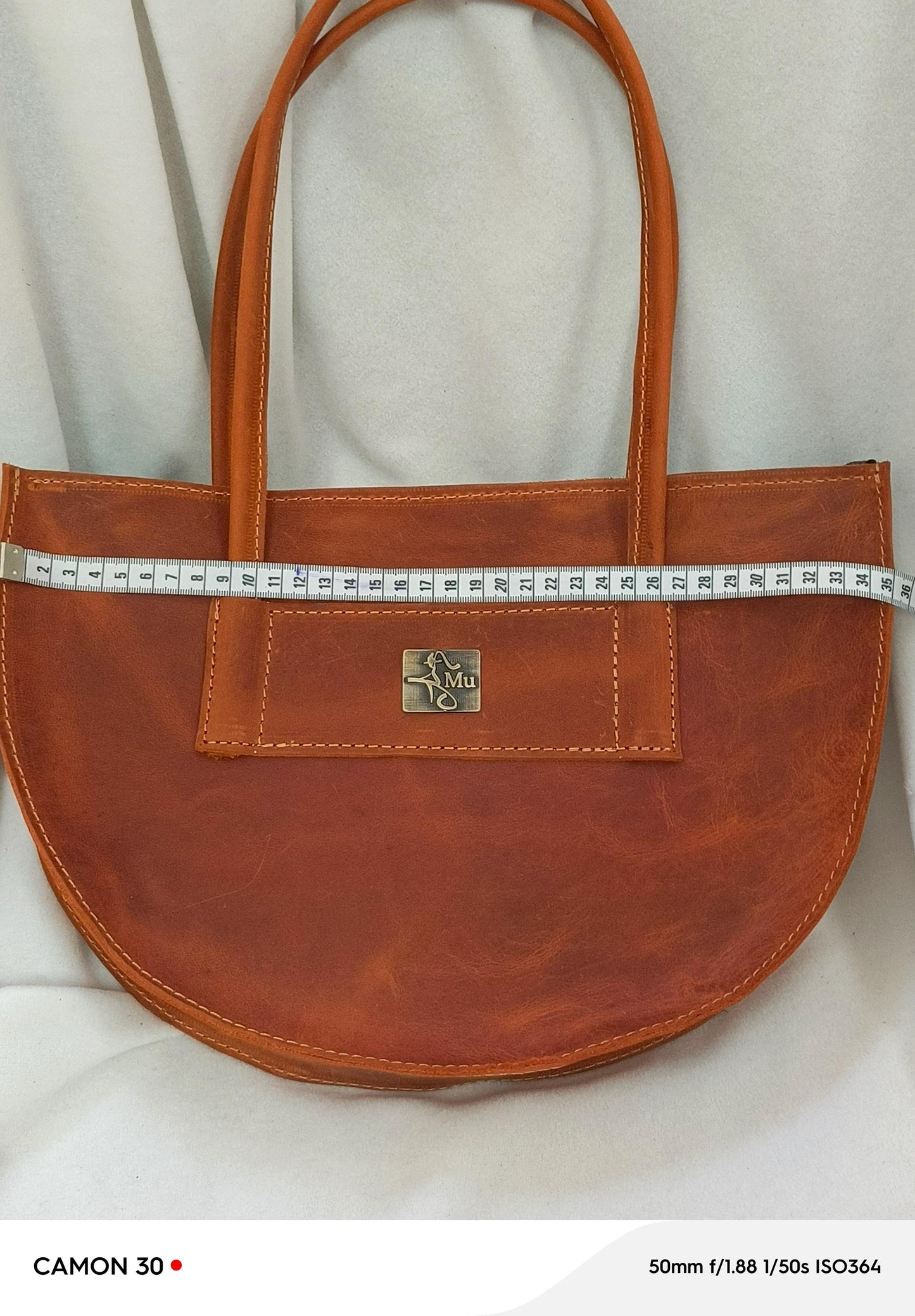 Women's shoulder bag, genuine leather, crazy leather
