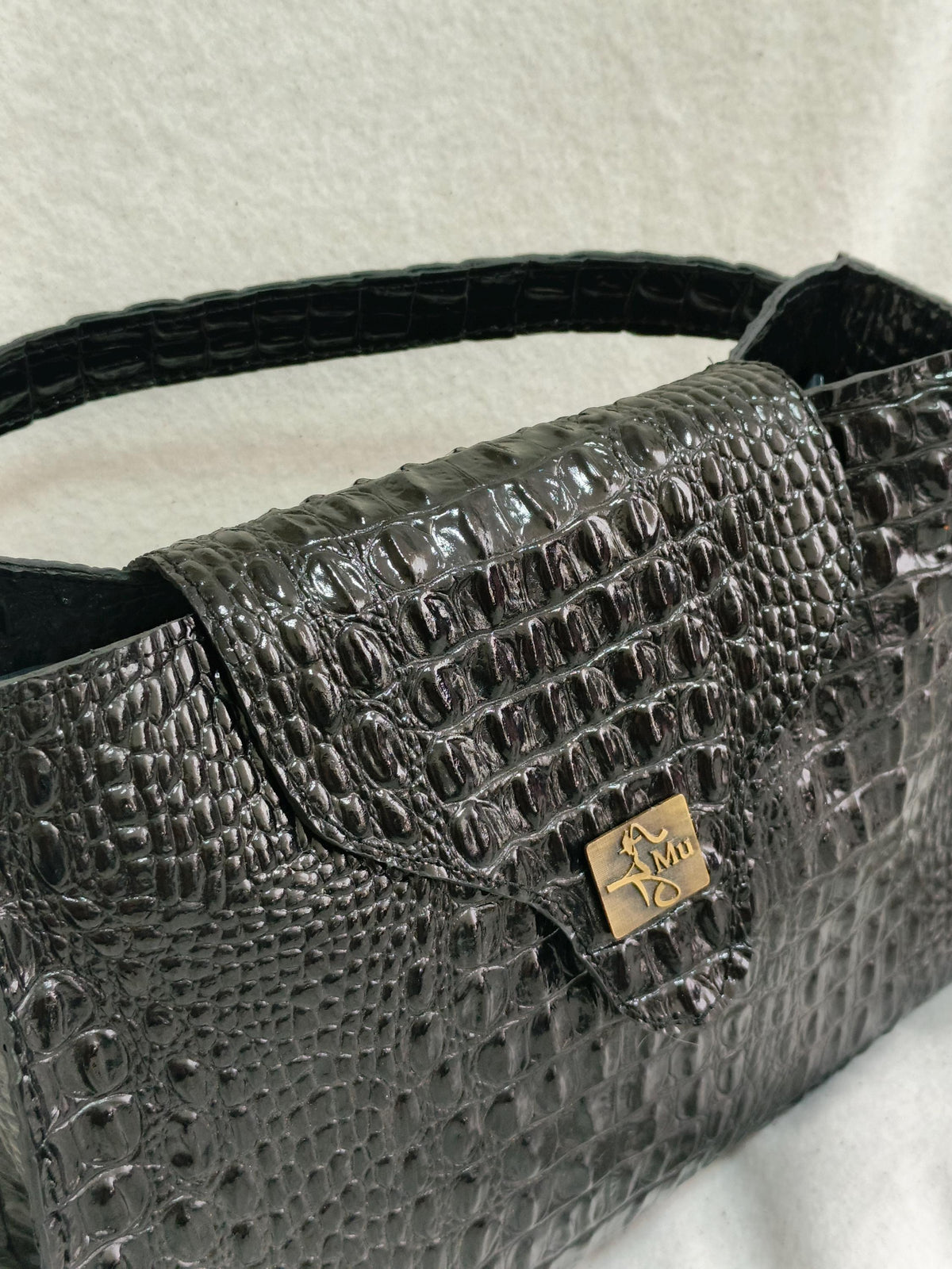 Women's leather shoulder bag - görsel 3