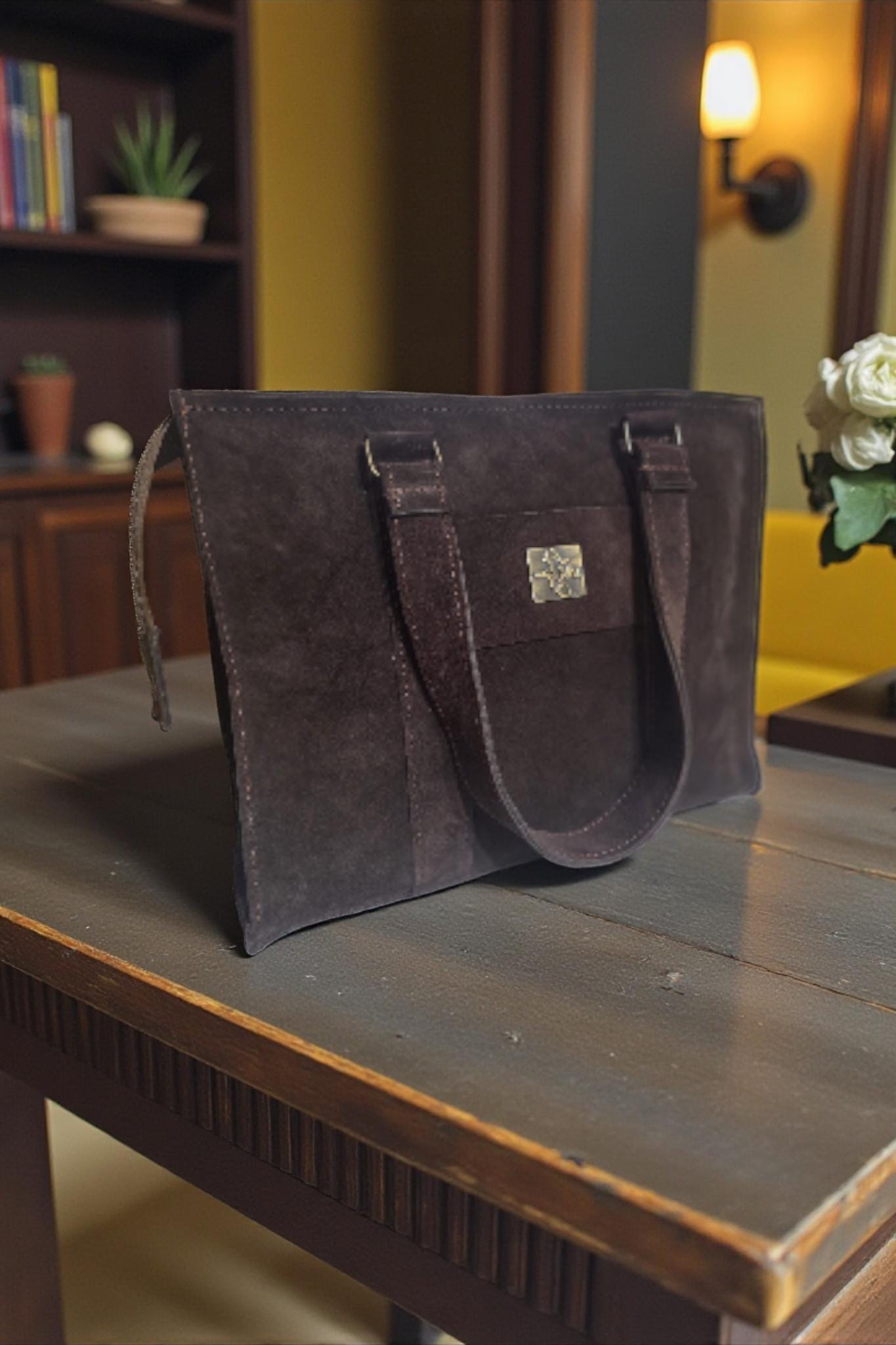 real suede leather women's bag, shoulder bag
