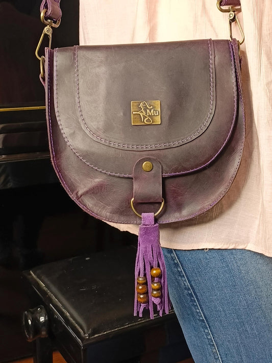 Genuine leather women mini bag