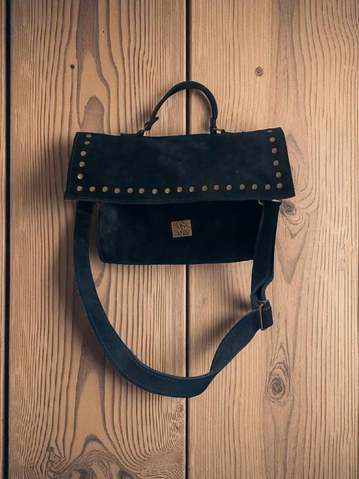 women's genuine suede leather shoulder bag - görsel 4