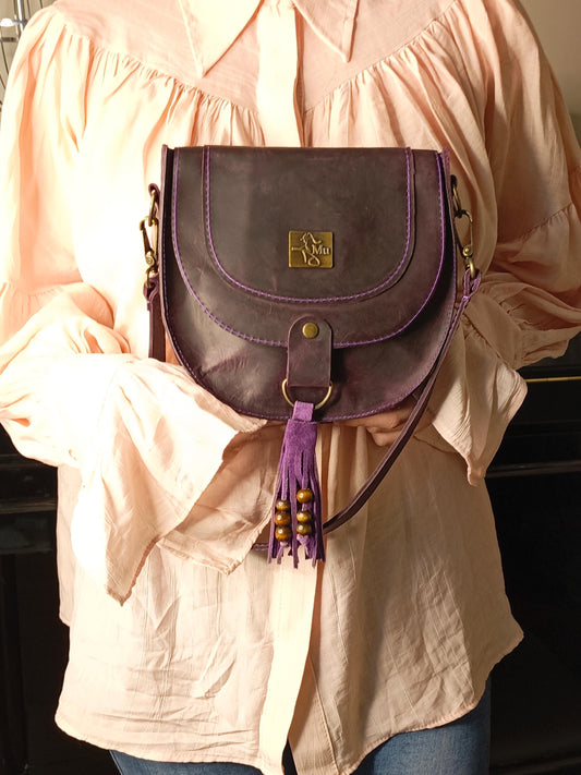 Genuine leather women mini bag